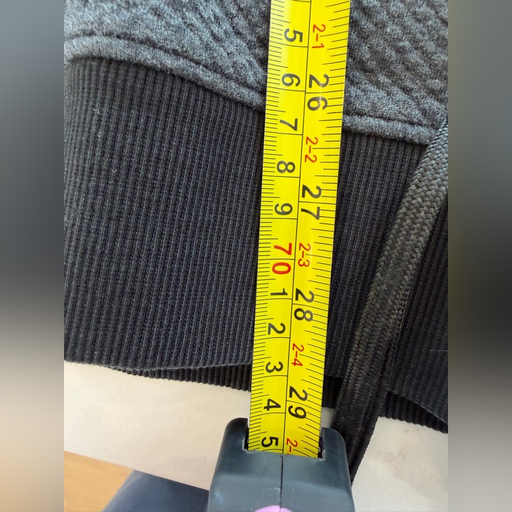 Born Primitive Waffle Knit Hoodie XL Gray Athletic Training Pullover - Picture 9 of 9